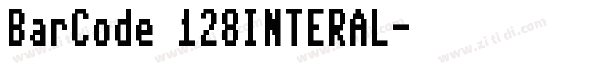BarCode 128INTERAL字体转换
